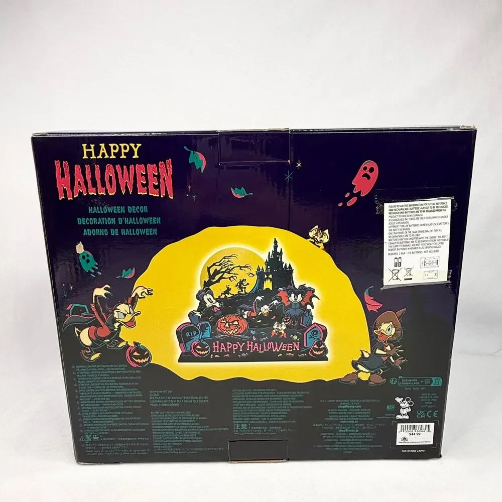 New Disney Parks Halloween Light Up Sign